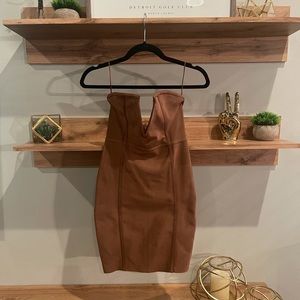 Strapless Mini Bandage Dress